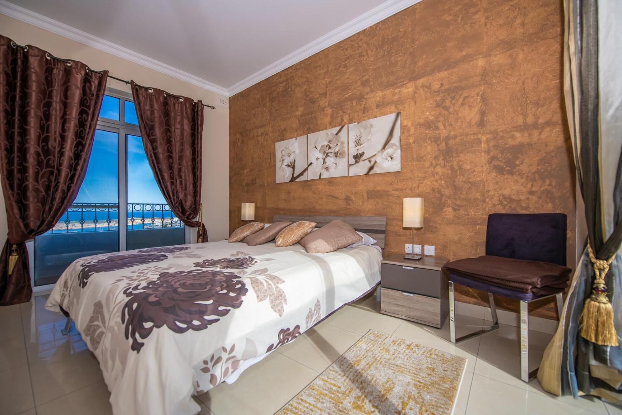 Francis Flats Modern Penthouse Apartment Mellieħa Екстериор снимка
